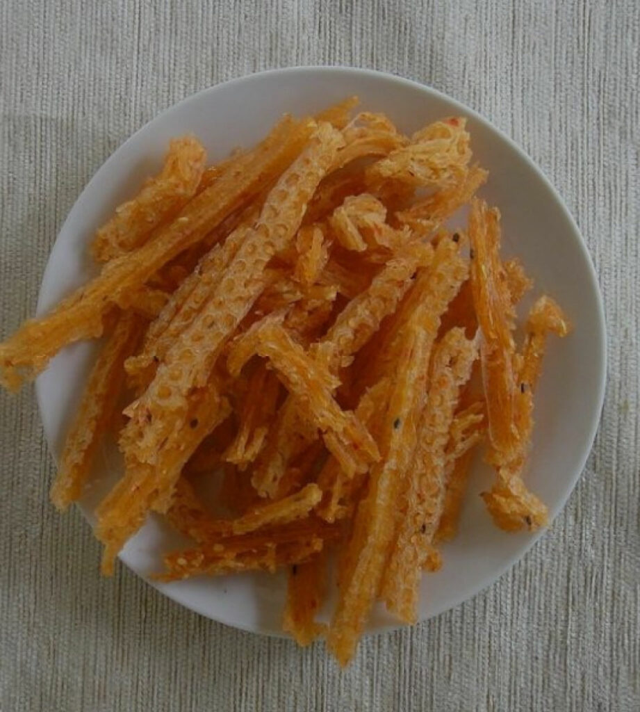 Indian snack(rice vadam)